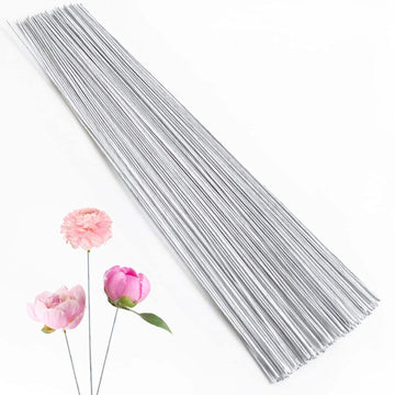 Crafteria 1.2mm Paper Coated White Stem Wire 100Gram