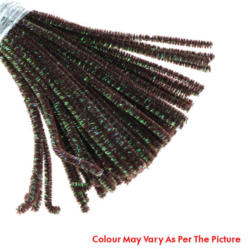 Crafteria Dark Brown Shimmer Pipe Cleaner (100Pcs Approx.)