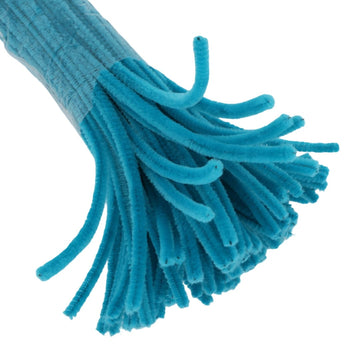 Crafteria peacock Blue Pipe Cleaner Regular Colour (100Pcs/Pack)