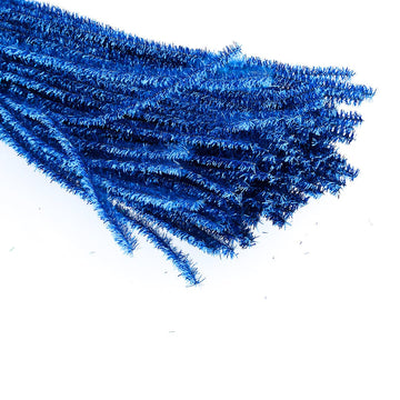Crafteria Firozi Blue Pipe Cleaner Zari Mix Colour (100Pcs/Pack)