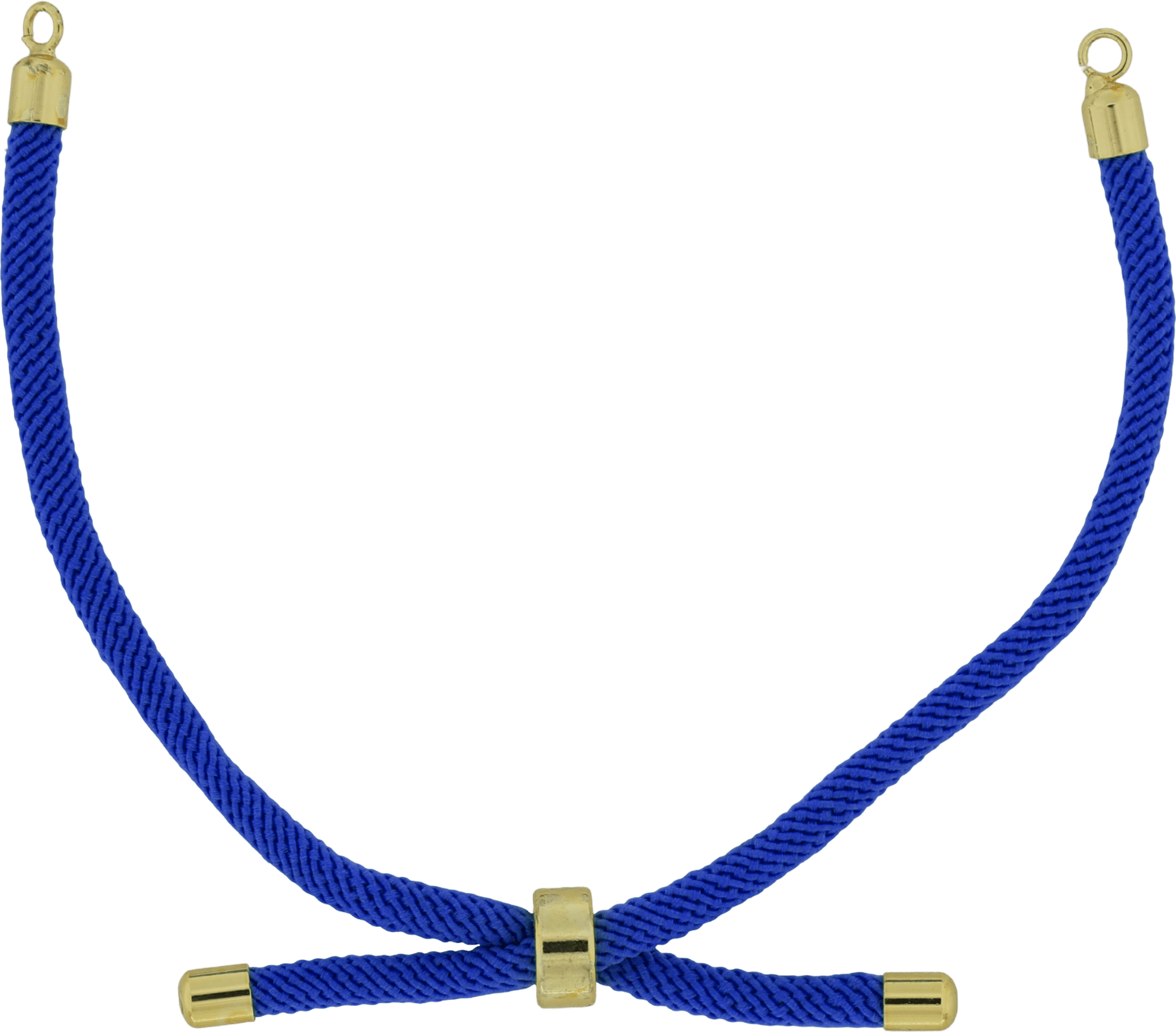 Crafteria Colour And Gold Rope Bracelet With Adjustable Clasp