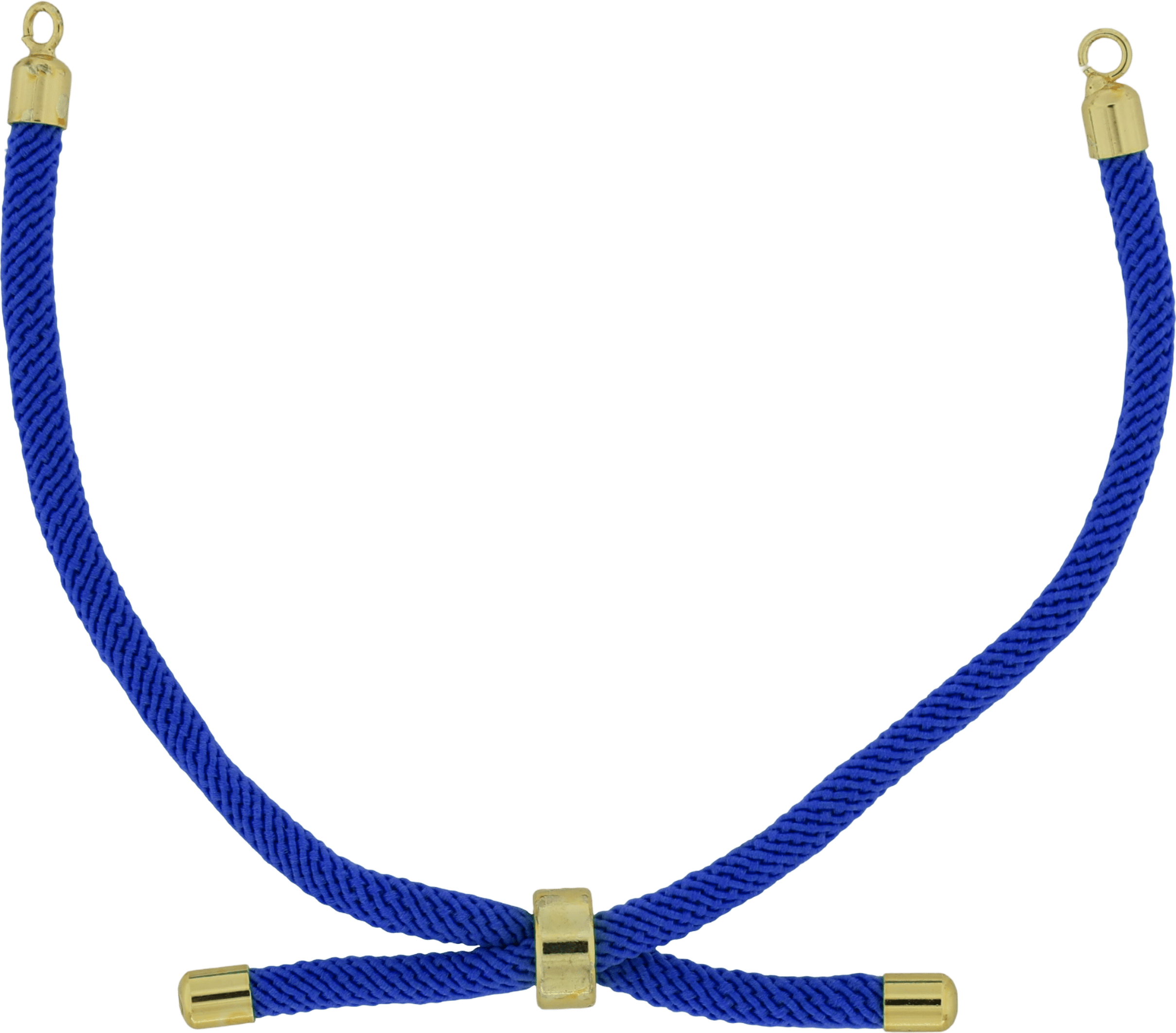 Crafteria Colour And Gold Rope Bracelet With Adjustable Clasp
