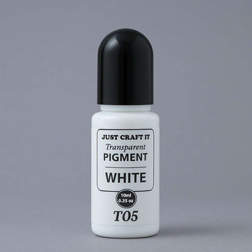 Crafteria White Transparent Pigment Single Colours
