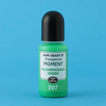 Crafteria Fluorescence Green Transparent Pigment Single Colours