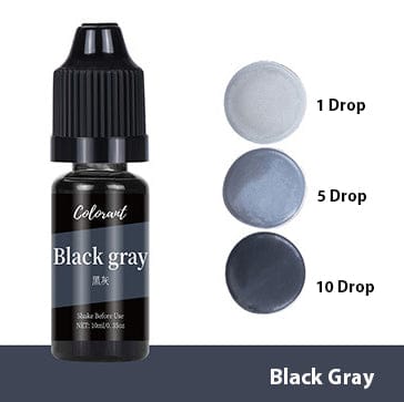 My Store RESIN Black Gray Single Colour Colorant For Soap & Candle
