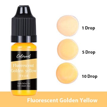 My Store RESIN Fluorescent Golden Yellow Single Colour Colorant For Soap & Candle