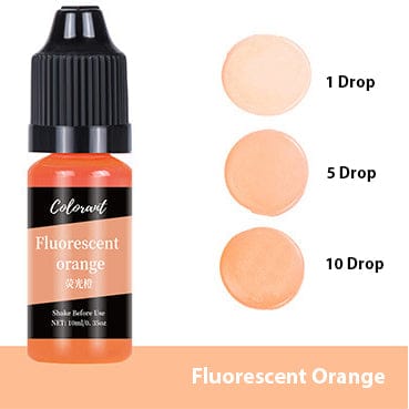 My Store RESIN Fluorescent Orange Single Colour Colorant For Soap & Candle