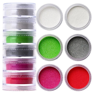 JUST CRAFT IT MICA POWDER 6 Shade Pearl Mica Powder (R)