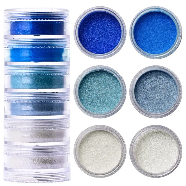 JUST CRAFT IT MICA POWDER 6 Shade Pearl Mica Powder (S)