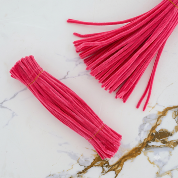 Premium Pipe Cleaners (7-8MM Approx.) (Pink)