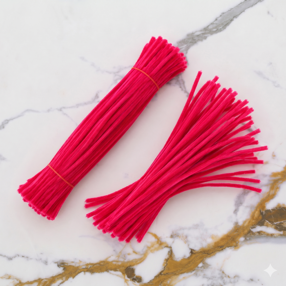 Premium Pipe Cleaners (7-8MM Approx.) (Neon Pink)