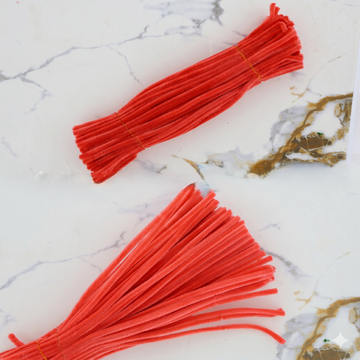 Premium Pipe Cleaners (7-8MM Approx.) (Coral)