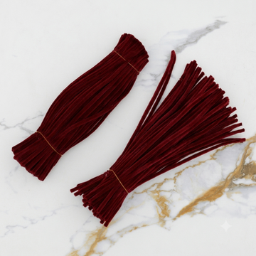 Premium Pipe Cleaners (7-8MM Approx.) (Wine)