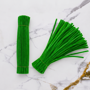 Premium Pipe Cleaners (7-8MM Approx.) (Green)