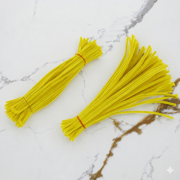 Premium Pipe Cleaners (7-8MM Approx.) (Yellow)