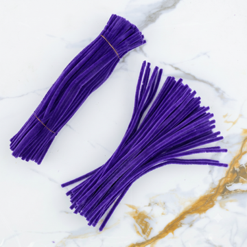 Premium Pipe Cleaners (7-8MM Approx.) (Purple)