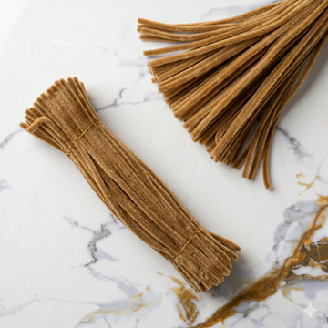 Premium Pipe Cleaners (7-8MM Approx.) (Camel Brown)