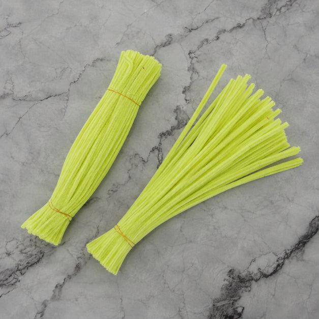 Premium Pipe Cleaners (7-8MM Approx.) (Neon Yellow)