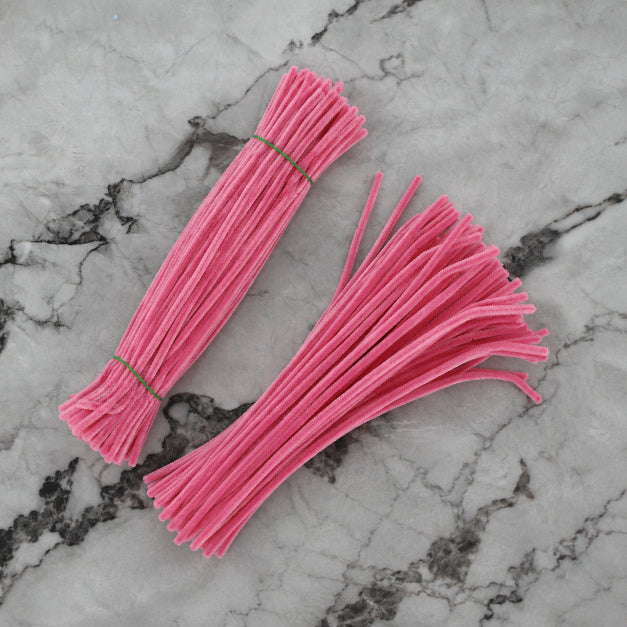 Premium Pipe Cleaners (7-8MM Approx.) (Rose Pink)