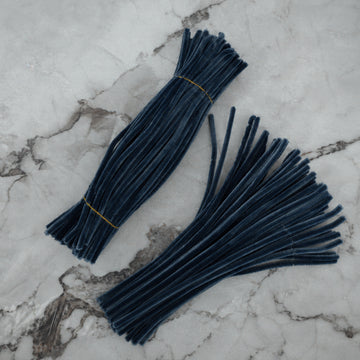 Premium Pipe Cleaners (7-8MM Approx.) (Charcoal Grey)