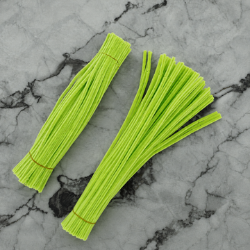 Premium Pipe Cleaners (7-8MM Approx.) (Electric Lime Green)
