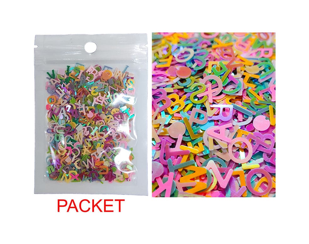 My Store GLITTERS GLITTER SMALL RAINBOW ABCD