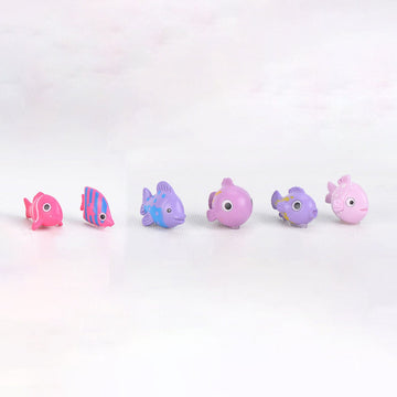 Crafteria Pink & Purple Fish Fish Tank Decorations Fishes