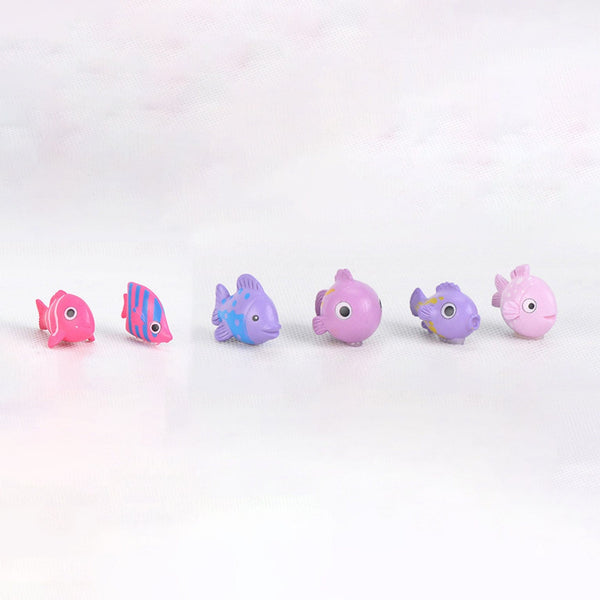 Crafteria Pink & Purple Fish Fish Tank Decorations Fishes