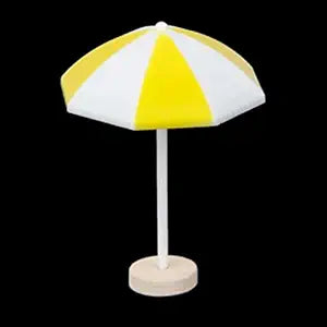 Crafteria 3Pcs Small Yellow Umbrella D73
