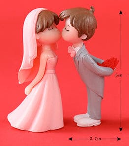 Crafteria B 2Pcs Romantic Lovely Couple