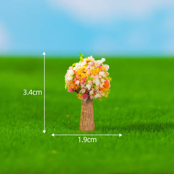 Crafteria 17 (3Pcs) Garden Tree Miniature