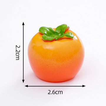 Crafteria Persimmon (4Pcs) Fruit Miniature Series