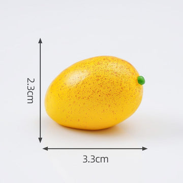 Crafteria Yellow-Skinned Melon (4Pcs) Fruit Miniature Series