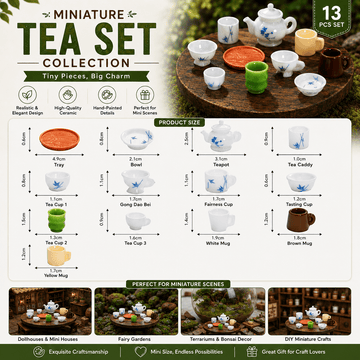 Crafteria Tea Set Miniature