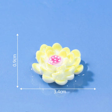 Crafteria Yellow Lotus (5Pcs) Floating Landscape Series