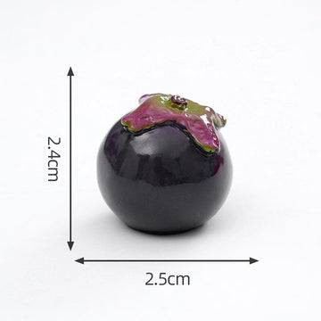 Crafteria Brinjal M (4Pcs) Vegetable Miniature Series