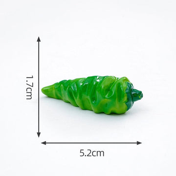 Crafteria Green Chilly (4Pcs) Vegetable Miniature Series