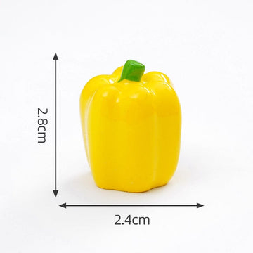 Crafteria Yellow Pepper (4Pcs) Vegetable Miniature Series