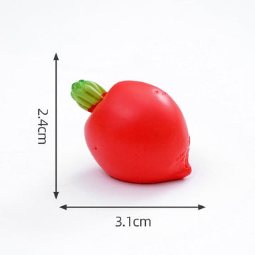 Crafteria Red Radish (4Pcs) Vegetable Miniature Series