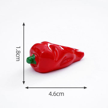 Crafteria Red Jalpeno (4Pcs) Vegetable Miniature Series