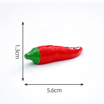 Crafteria Red Chilli (4Pcs) Vegetable Miniature Series