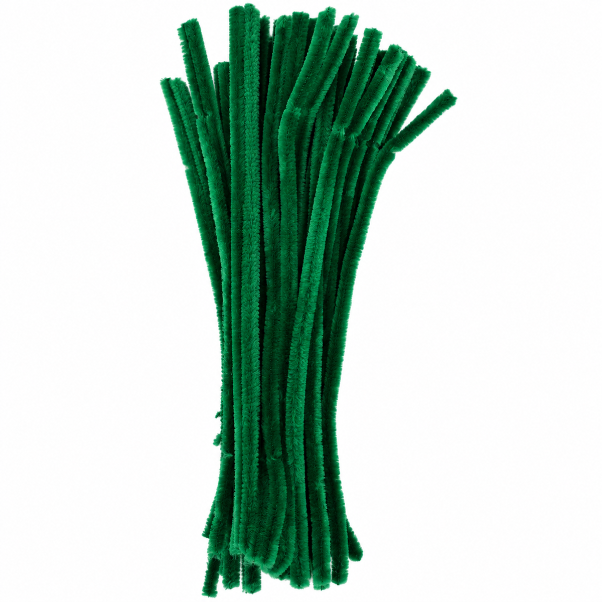 Dark Emerald Green Chenille Pipe Cleaners 10MM – Pack of 100 Pcs
