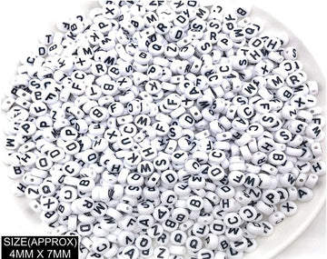 my store BEADS IDLY ABCD BEADS (WT+BLK)