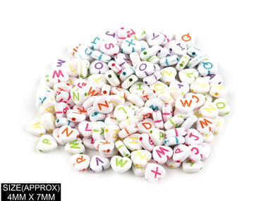 my store BEADS HEART ABCD BEADS (WT+COL)