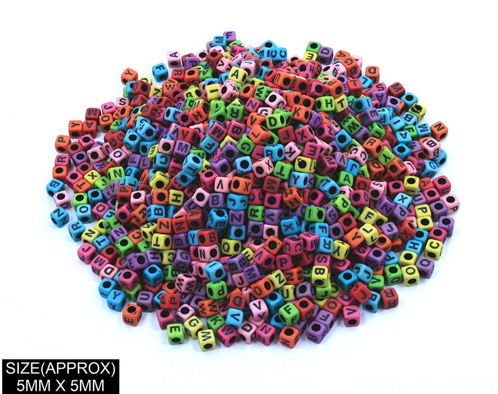 my store BEADS SQUARE ABCD BEADS (COL+BLK)
