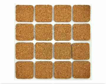 My Store CORK ACC. 20MM SQUARE CORK STICKER