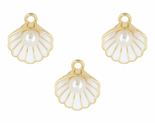 my store CHARMS PEARL SHELL ENAMEL PENDANT CHARMS