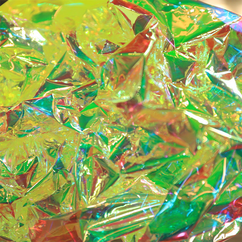 Crafteria Yellow Holographic Sheet 50Cm x 50Cm