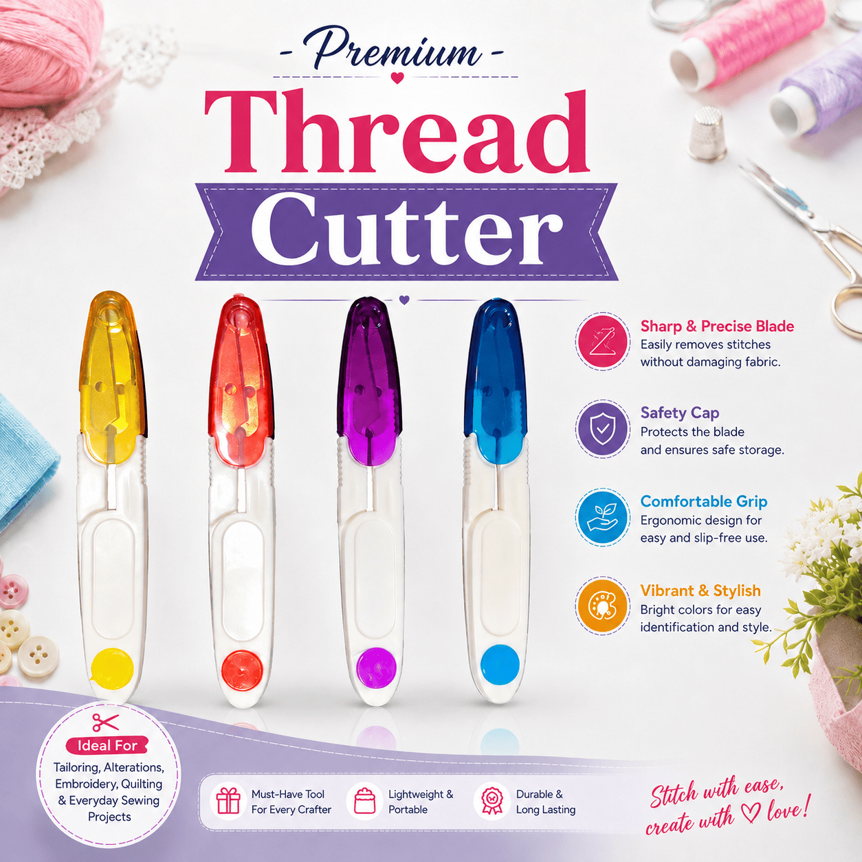 4.6" Thread Cutter