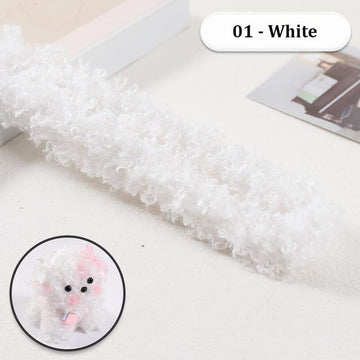 Crafteria C01 Rabbit Fur Pipe Cleaners 1Mtr Approx.